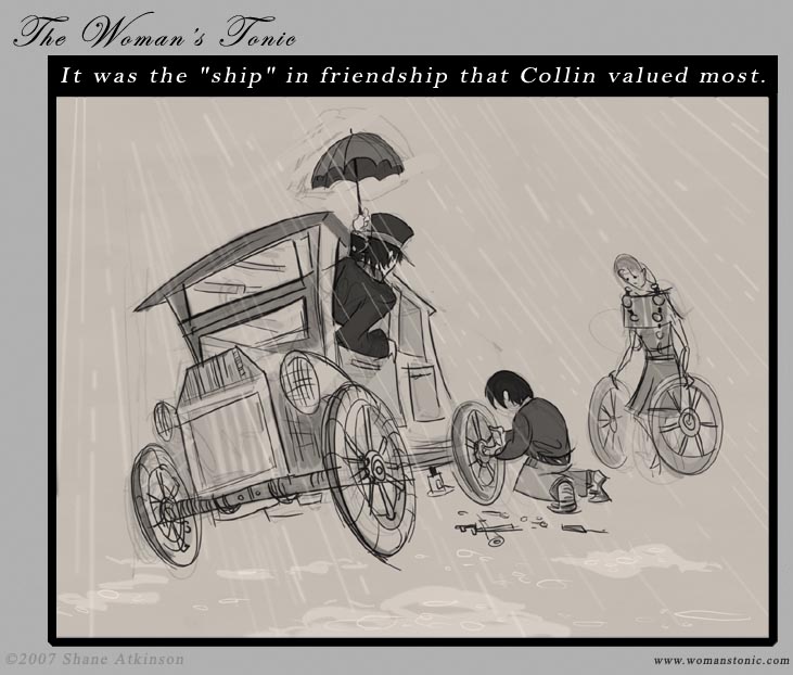 It was the 'ship' in friendship that Collin valued most.